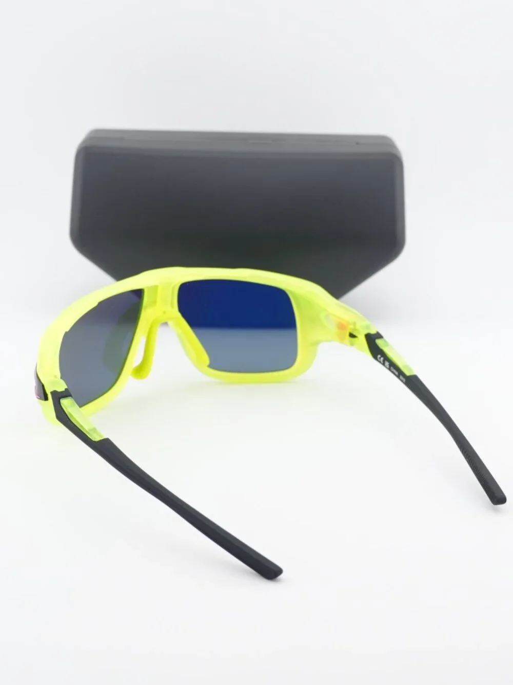 Nike FLYFREE SOAR EV24001 702 Square Sunglasses - Matte Volt